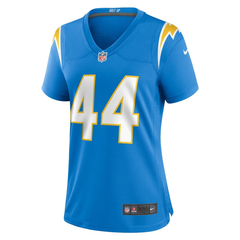 Tanner Muse Los Angeles Chargers Women's Team Game Jersey - Powder Blue - Nike