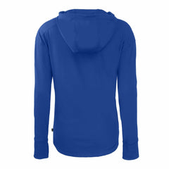 Buffalo Bills Cutter & Buck Women's Throwback Daybreak Eco Recycled Half-Zip Hoodie - Royal - NFL