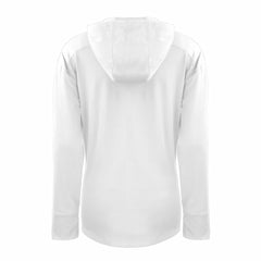 Buffalo Bills Cutter & Buck Women's Throwback Daybreak Eco Recycled Half-Zip Hoodie - White - NFL