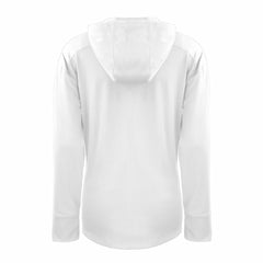 Detroit Lions Cutter & Buck Women's Throwback Daybreak Eco Recycled Half-Zip Hoodie - White - NFL