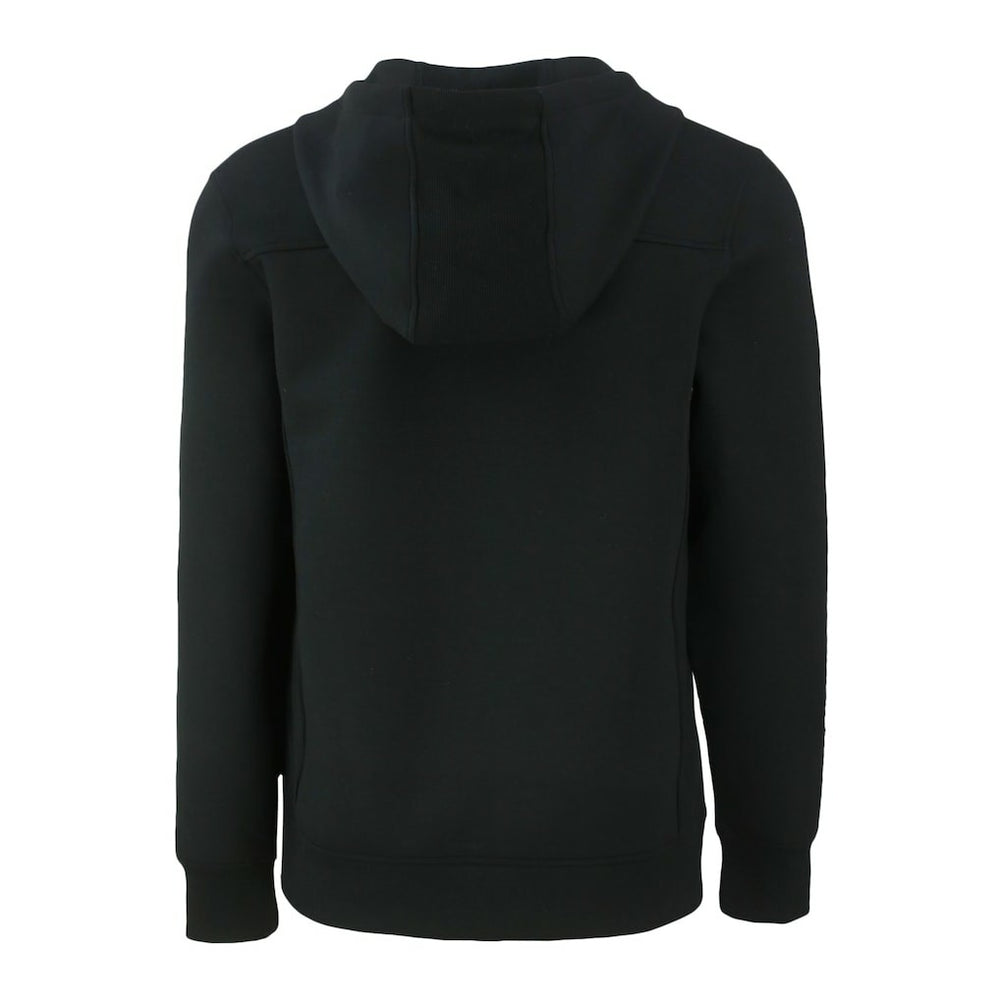 San Francisco 49ers Cutter & Buck Throwback Roam Eco Half-Zip Recycled Pullover Hoodie - Black - NFL