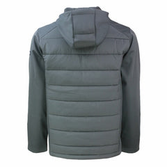 Detroit Lions Cutter & Buck Throwback Evoke Hybrid Eco Softshell Recycled Full-Zip Hoodie Jacket - Gray - NFL