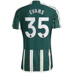 Adidas - Jonny Evans Manchester United 2023/24 Away Player Jersey – Green