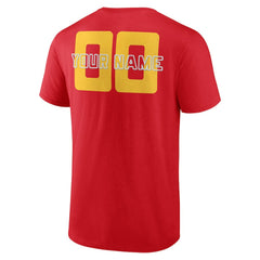 Atlanta Hawks Stellar Personalized Name & Number T-Shirt Red