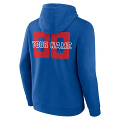 Detroit Pistons Stellar Personalized Name & Number Pullover Hoodie Blue