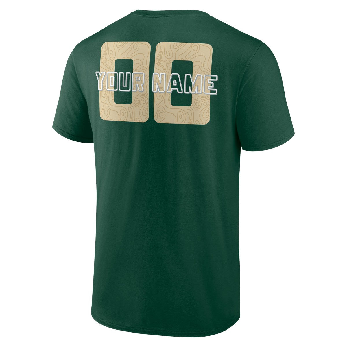 Milwaukee Bucks Stellar Personalized Name & Number T-Shirt Hunter Green
