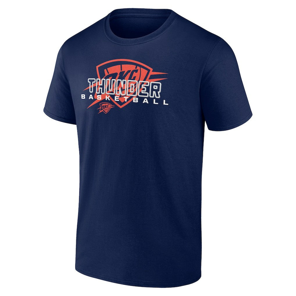 Oklahoma City Thunder Stellar Personalized Name & Number T-Shirt Navy