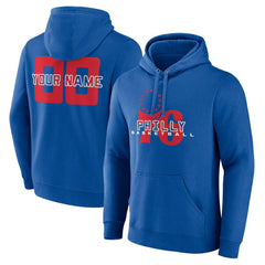 Philadelphia 76ers Stellar Personalized Name & Number Pullover Hoodie Royal