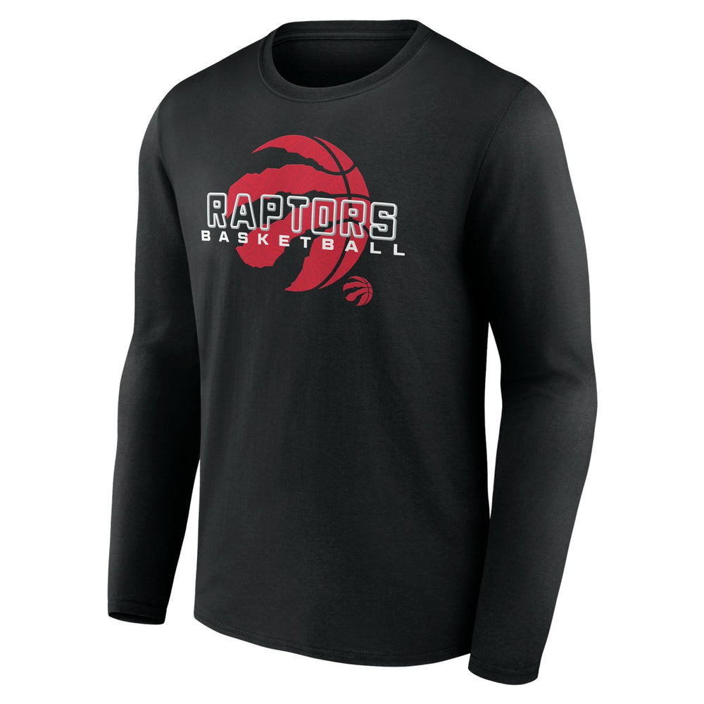 Toronto Raptors Stellar Personalized Name & Number Long Sleeve T-Shirt Black