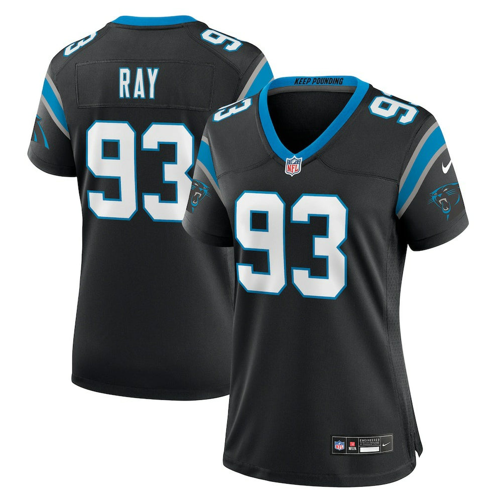 LaBryan Ray Carolina Panthers Women's Team Game Jersey - Black - Nike