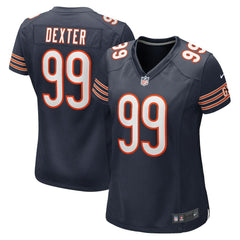 Gervon Dexter Sr Chicago Bears Women's Team Game Jersey - Navy - Nike