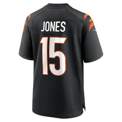 Charlie Jones Cincinnati Bengals Team Game Jersey - Black - Nike