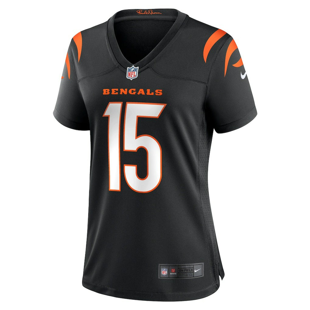 Charlie Jones Cincinnati Bengals Women's Team Game Jersey - Black - Nike