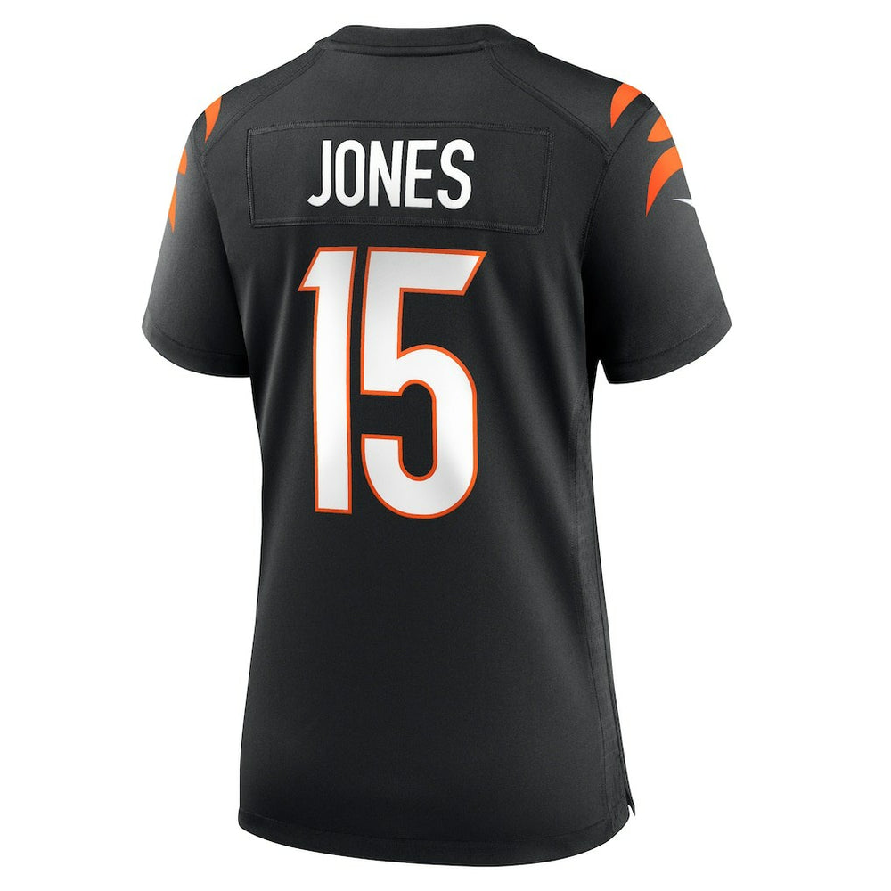 Charlie Jones Cincinnati Bengals Women's Team Game Jersey - Black - Nike