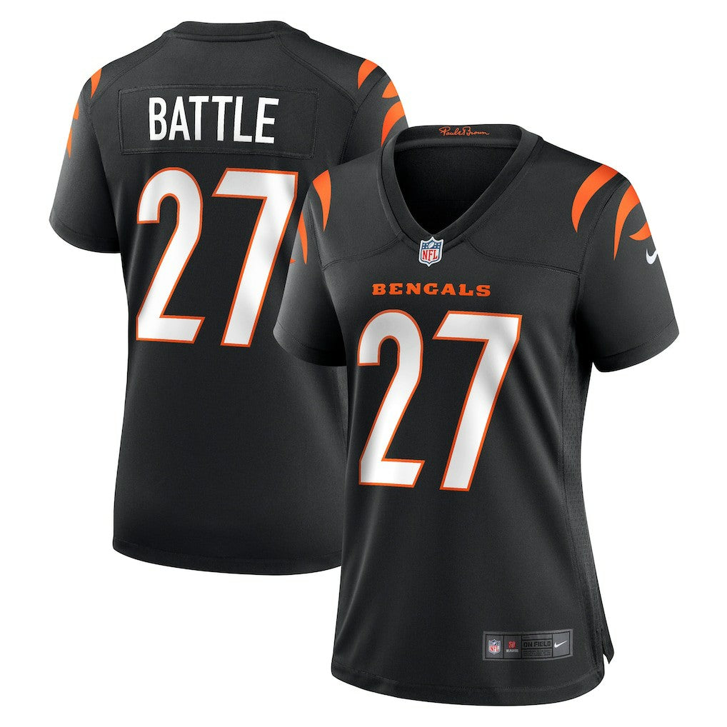 Jordan Battle Cincinnati Bengals Women's Team Game Jersey - Black - Nike