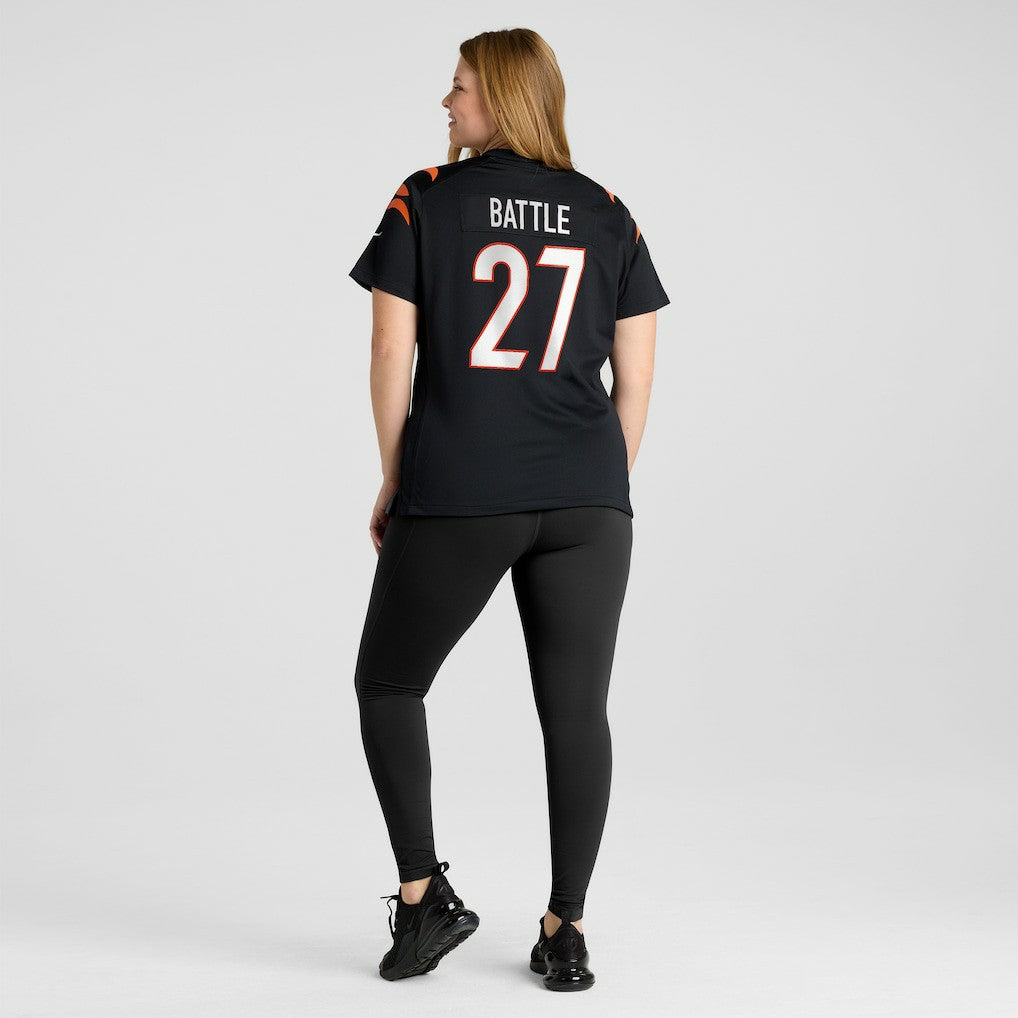 Jordan Battle Cincinnati Bengals Women's Team Game Jersey - Black - Nike