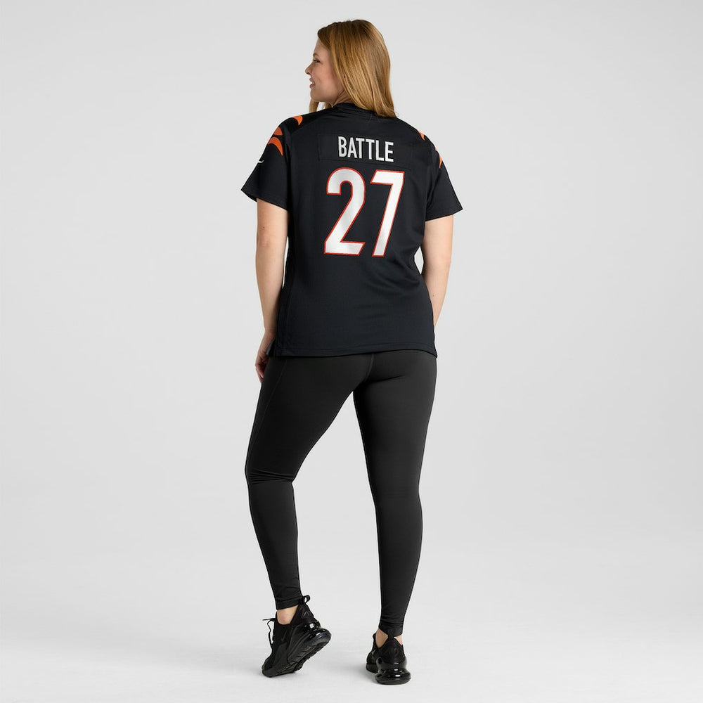 Jordan Battle Cincinnati Bengals Women's Team Game Jersey - Black - Nike