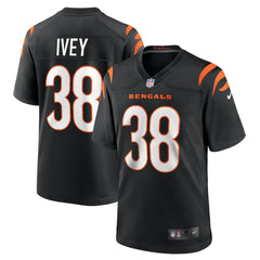DJ Ivey Cincinnati Bengals Team Game Jersey - Black - Nike