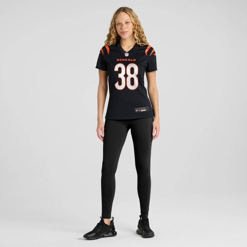 DJ Ivey Cincinnati Bengals Women's Team Game Jersey - Black - Nike