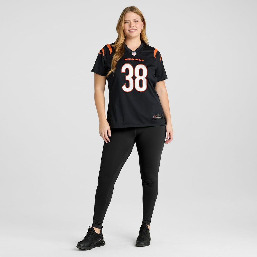 DJ Ivey Cincinnati Bengals Women's Team Game Jersey - Black - Nike