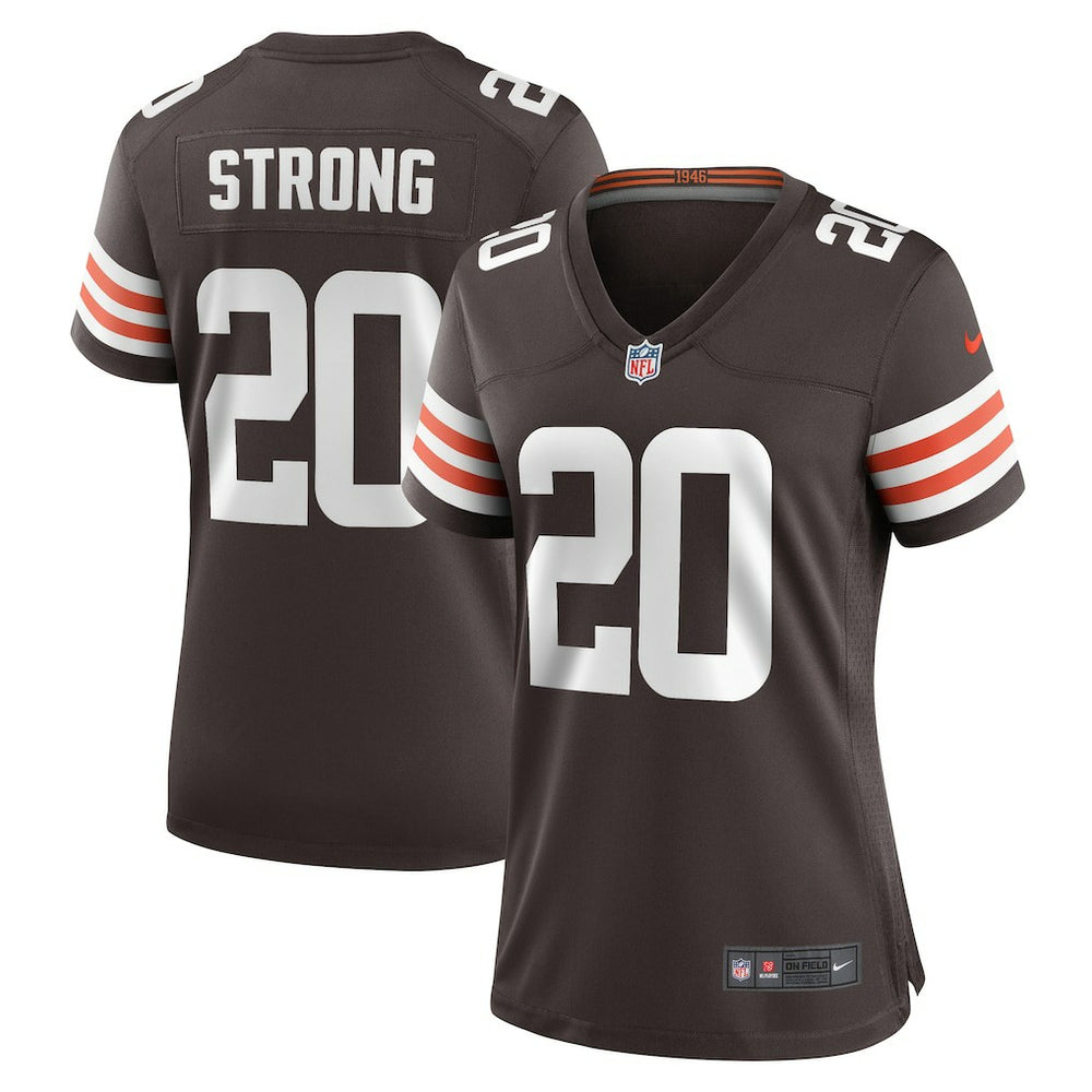 Pierre Strong Jr. Cleveland Browns Women's Team Game Jersey - Brown - Nike