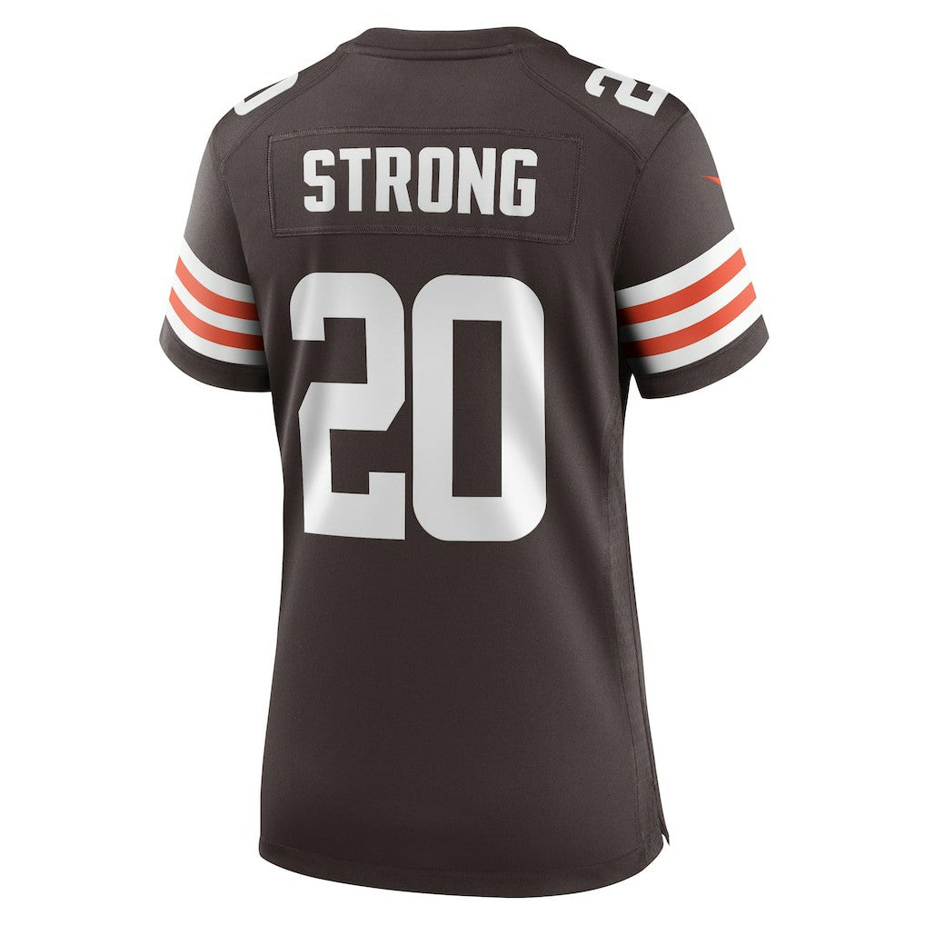 Pierre Strong Jr. Cleveland Browns Women's Team Game Jersey - Brown - Nike