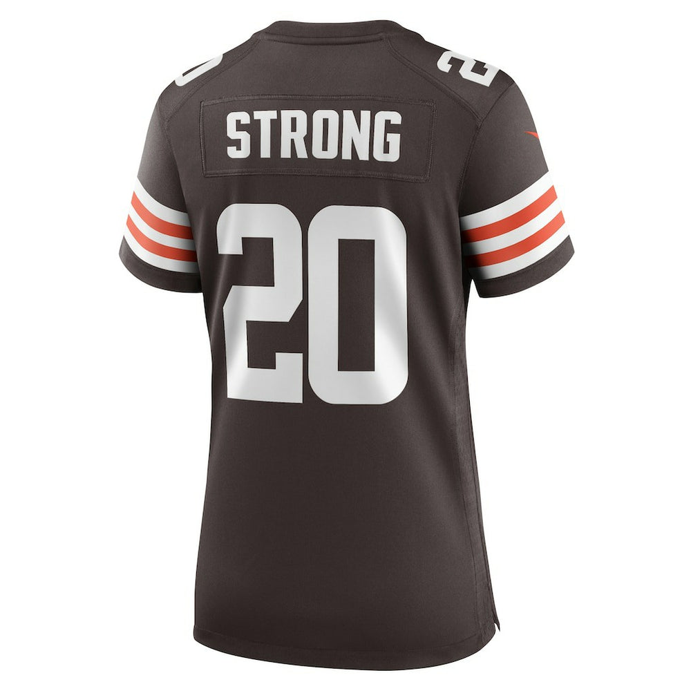 Pierre Strong Jr. Cleveland Browns Women's Team Game Jersey - Brown - Nike