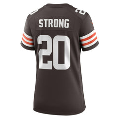 Pierre Strong Jr. Cleveland Browns Women's Team Game Jersey - Brown - Nike