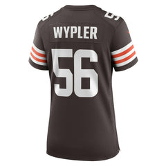 Luke Wypler Cleveland Browns Women's Team Game Jersey - Brown - Nike