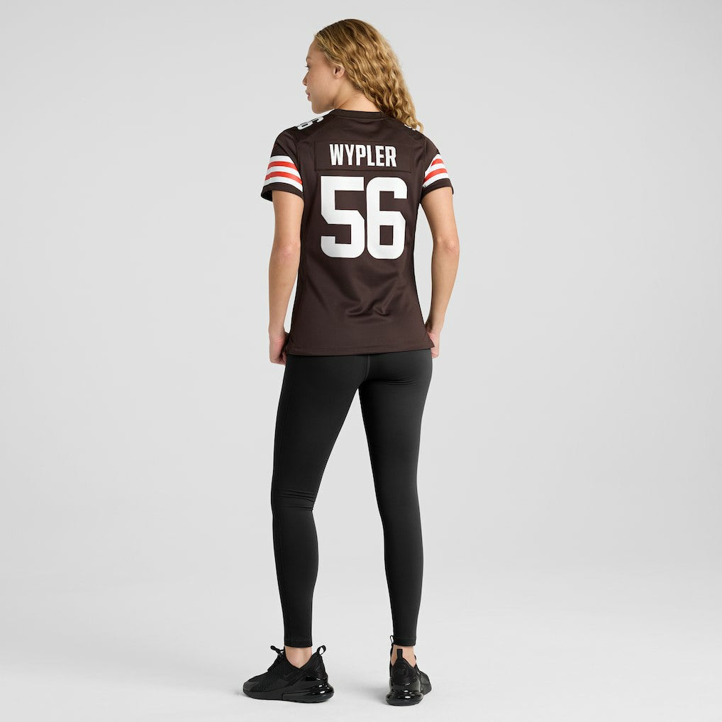 Luke Wypler Cleveland Browns Women's Team Game Jersey - Brown - Nike
