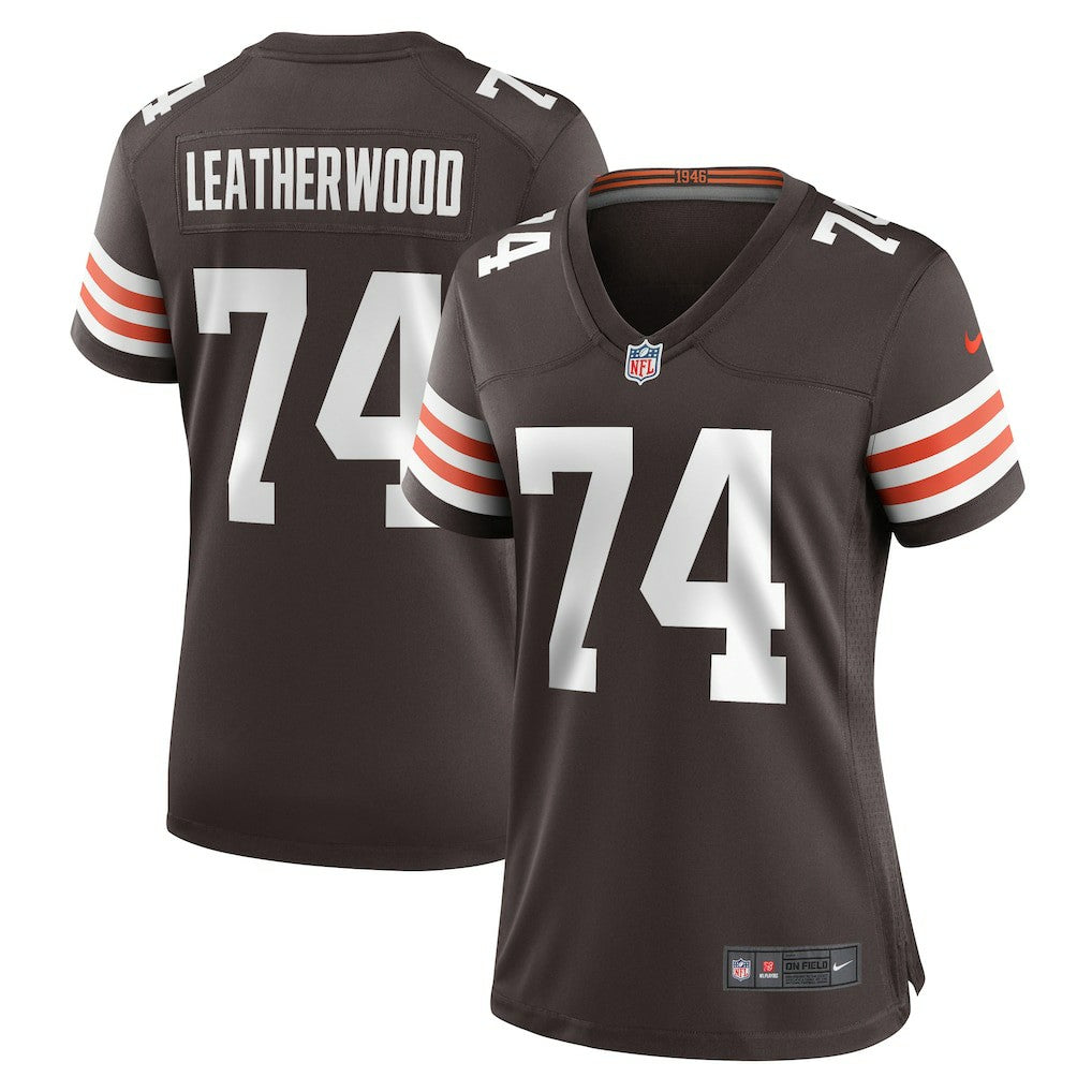 Alex Leatherwood Cleveland Browns Women's Team Game Jersey - Brown - Nike