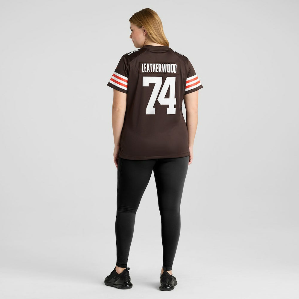 Alex Leatherwood Cleveland Browns Women's Team Game Jersey - Brown - Nike