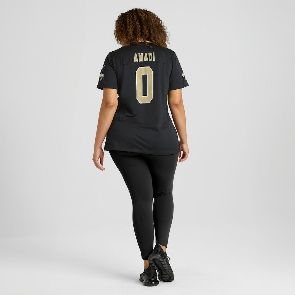 Ugo Amadi New Orleans Saints Women's Team Game Jersey - Black - Nike