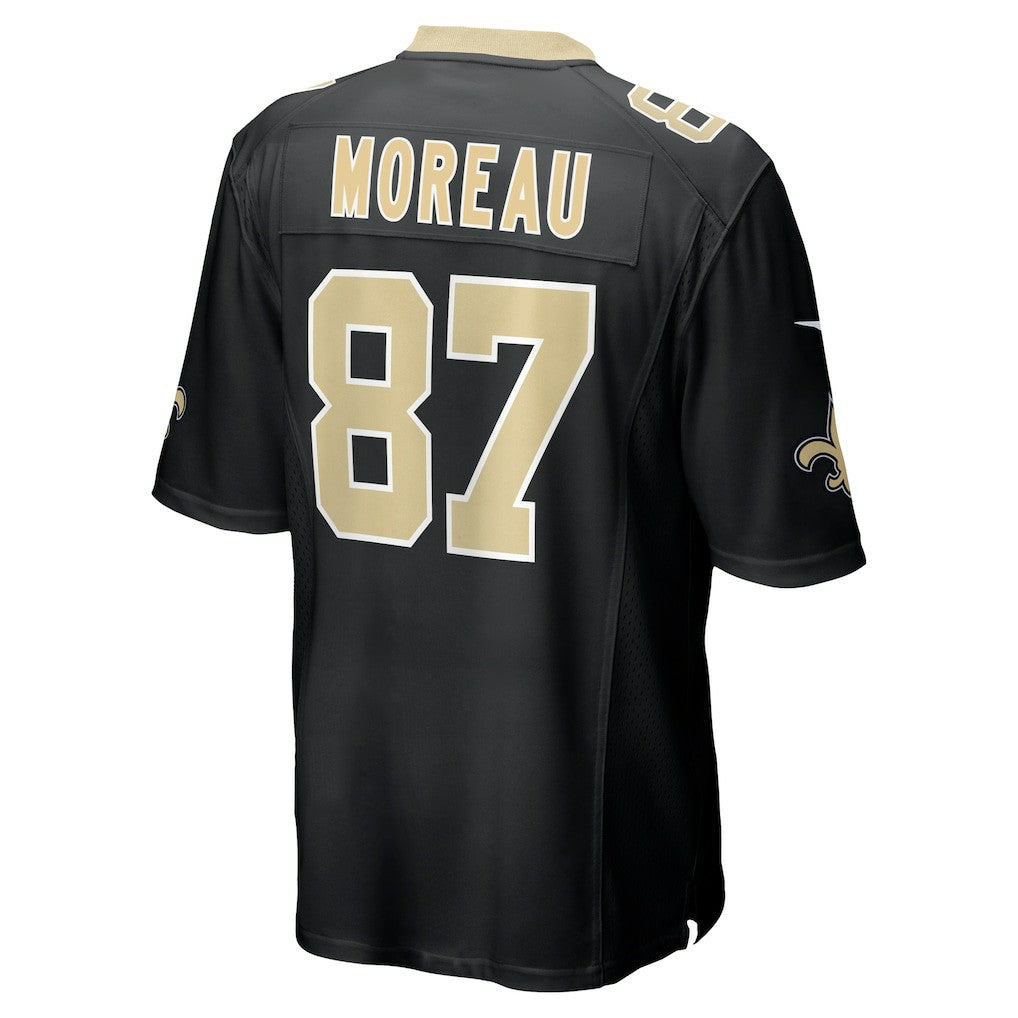 Foster Moreau New Orleans Saints Team Game Jersey - Black - Nike