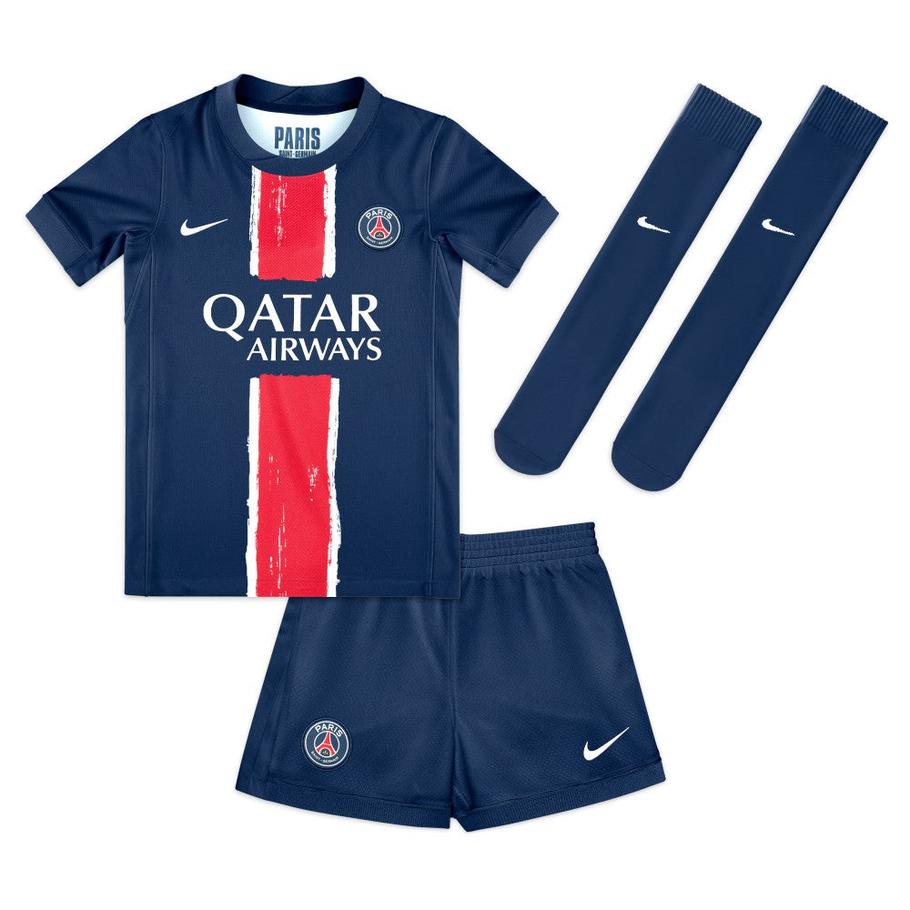 Nike - Paris Saint-Germain Preschool 2024/25 Home Replica Stadium Kit Set - Navy