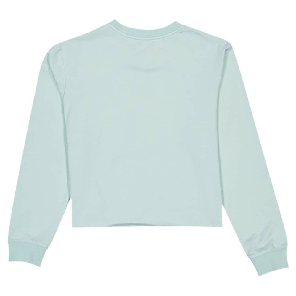 Atlanta Braves New Era Women's Breeze Logo Select Cropped Long Sleeve T-Shirt Sale