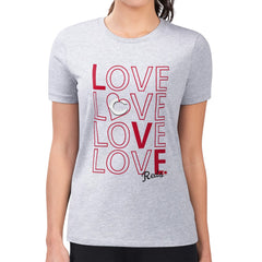 Cincinnati Reds G-III 4Her by Carl Banks Women's Super-Slim Fit Lightweight Love Graphic Team T-Shirt for sale