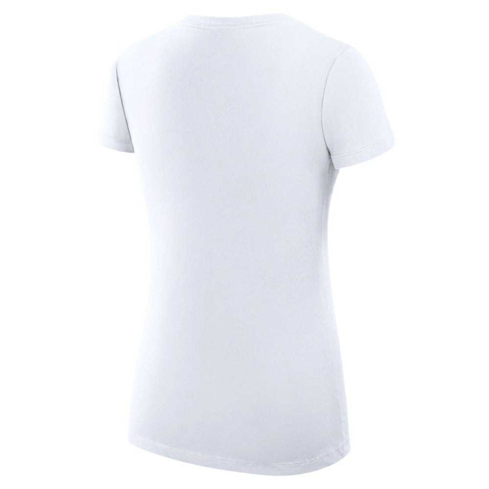 Los Angeles Dodgers G-III 4Her by Carl Banks Women's Super-Slim Fit Lightweight Love Graphic Team V-Neck T-Shirt Outlet