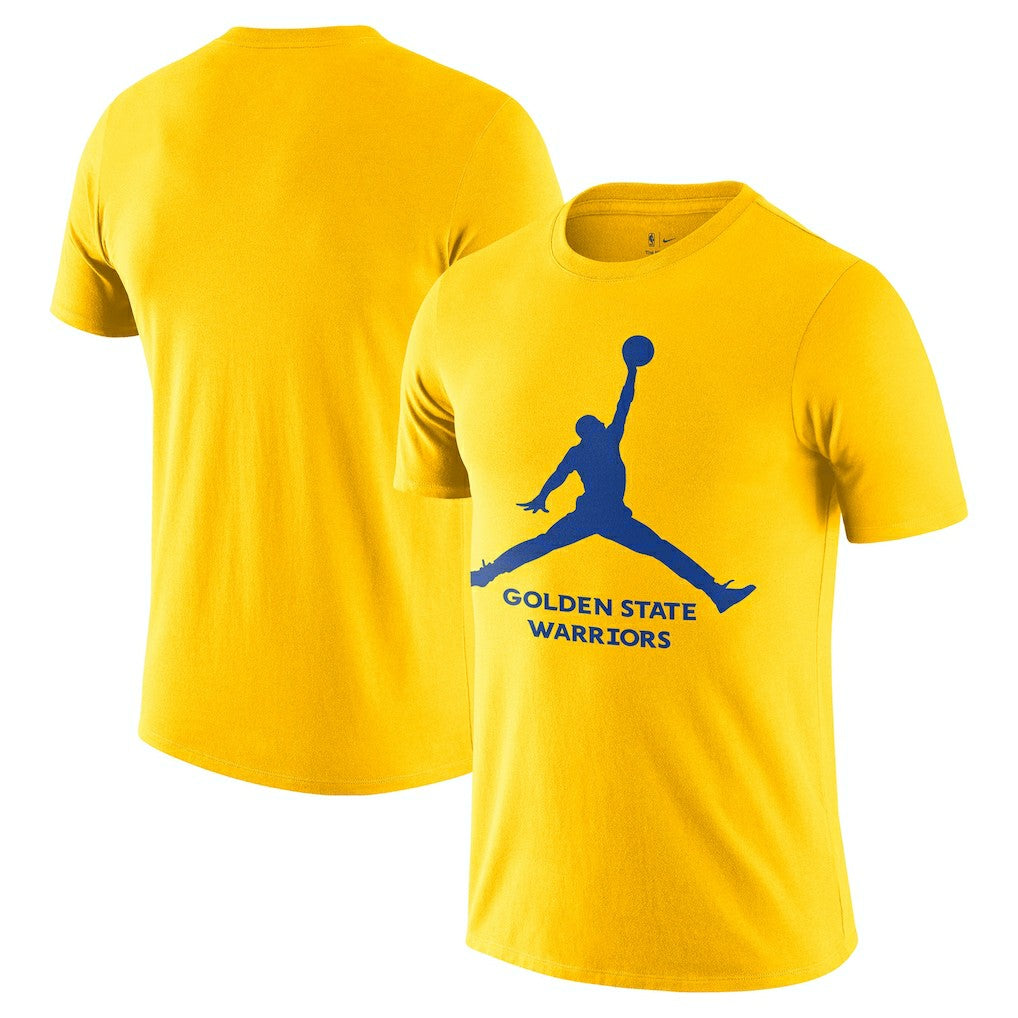 Nike Golden State Warriors Essential Jumpman T-Shirt Gold