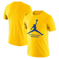 Nike Golden State Warriors Essential Jumpman T-Shirt Gold