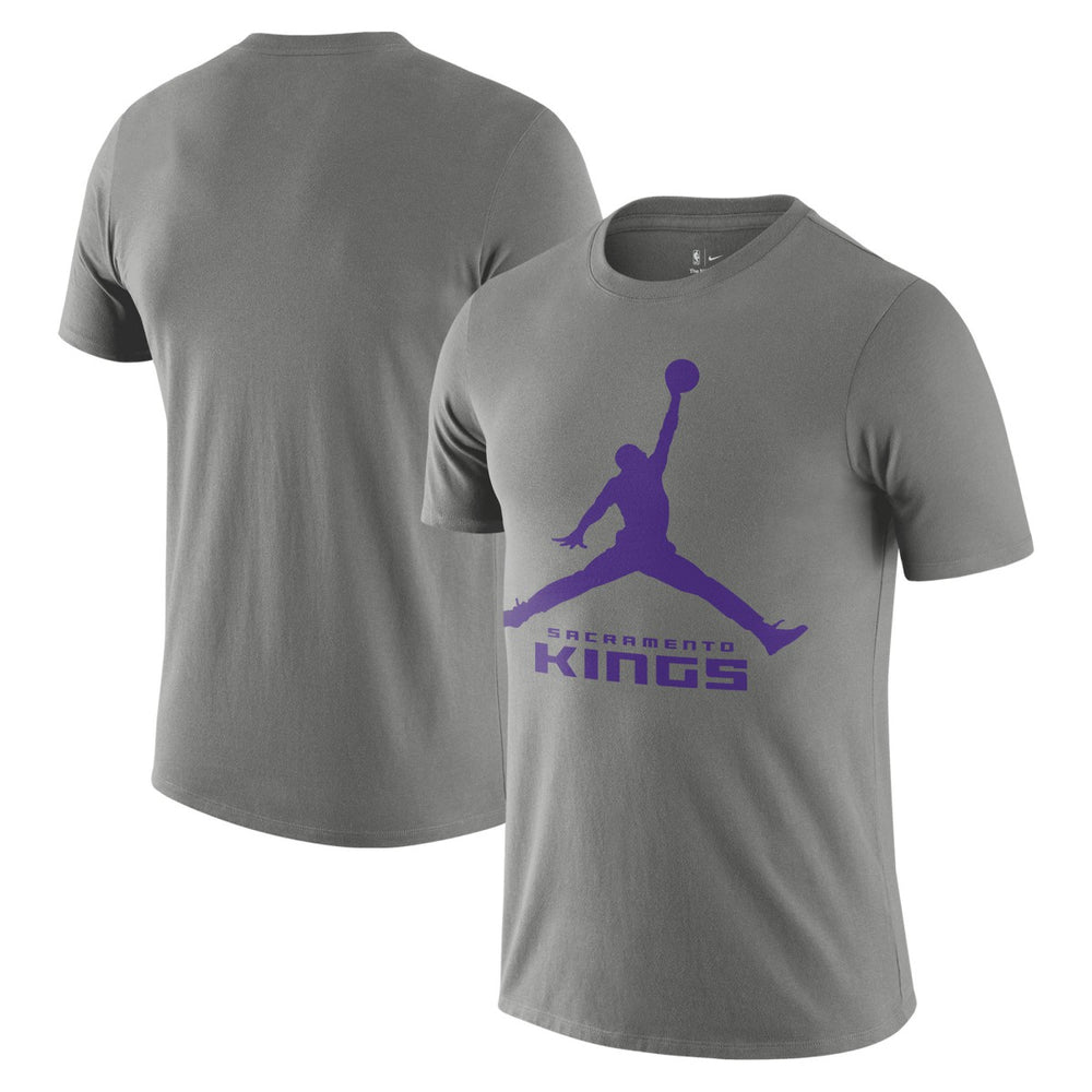 Nike Sacramento Kings Essential Jumpman T-Shirt Gray