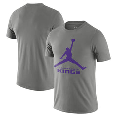 Nike Sacramento Kings Essential Jumpman T-Shirt Gray