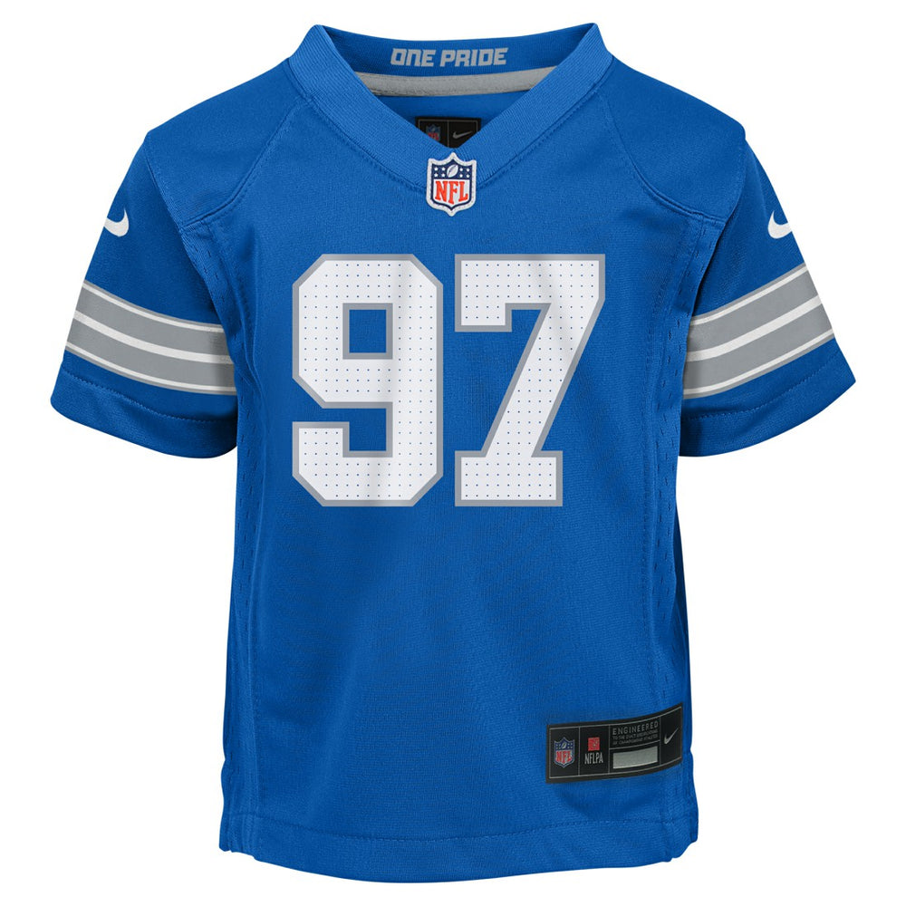 Aidan Hutchinson Detroit Lions Preschool Player Game Jersey - Blue - Nike