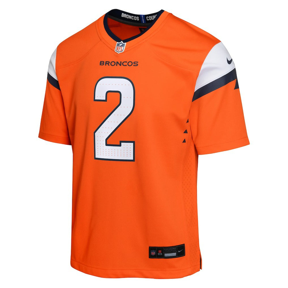 Patrick Surtain II Denver Broncos Youth Game Jersey - Orange - Nike