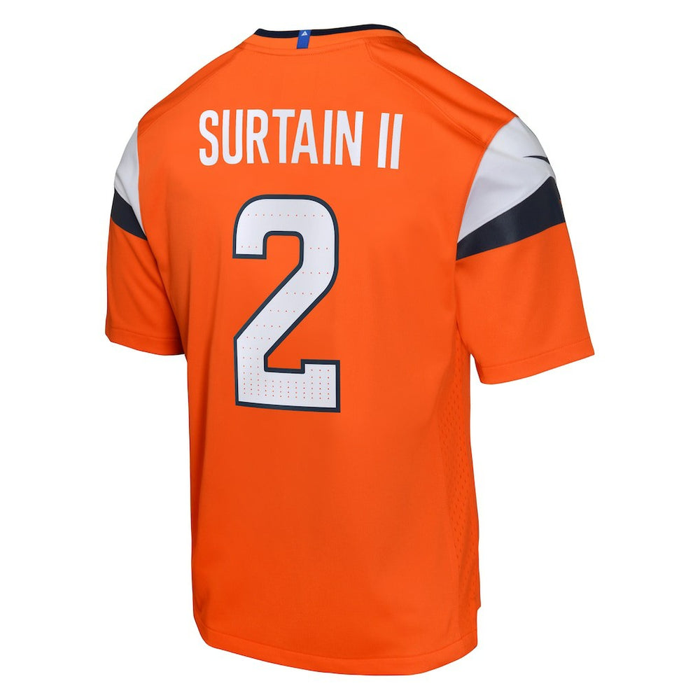 Patrick Surtain II Denver Broncos Youth Game Jersey - Orange - Nike