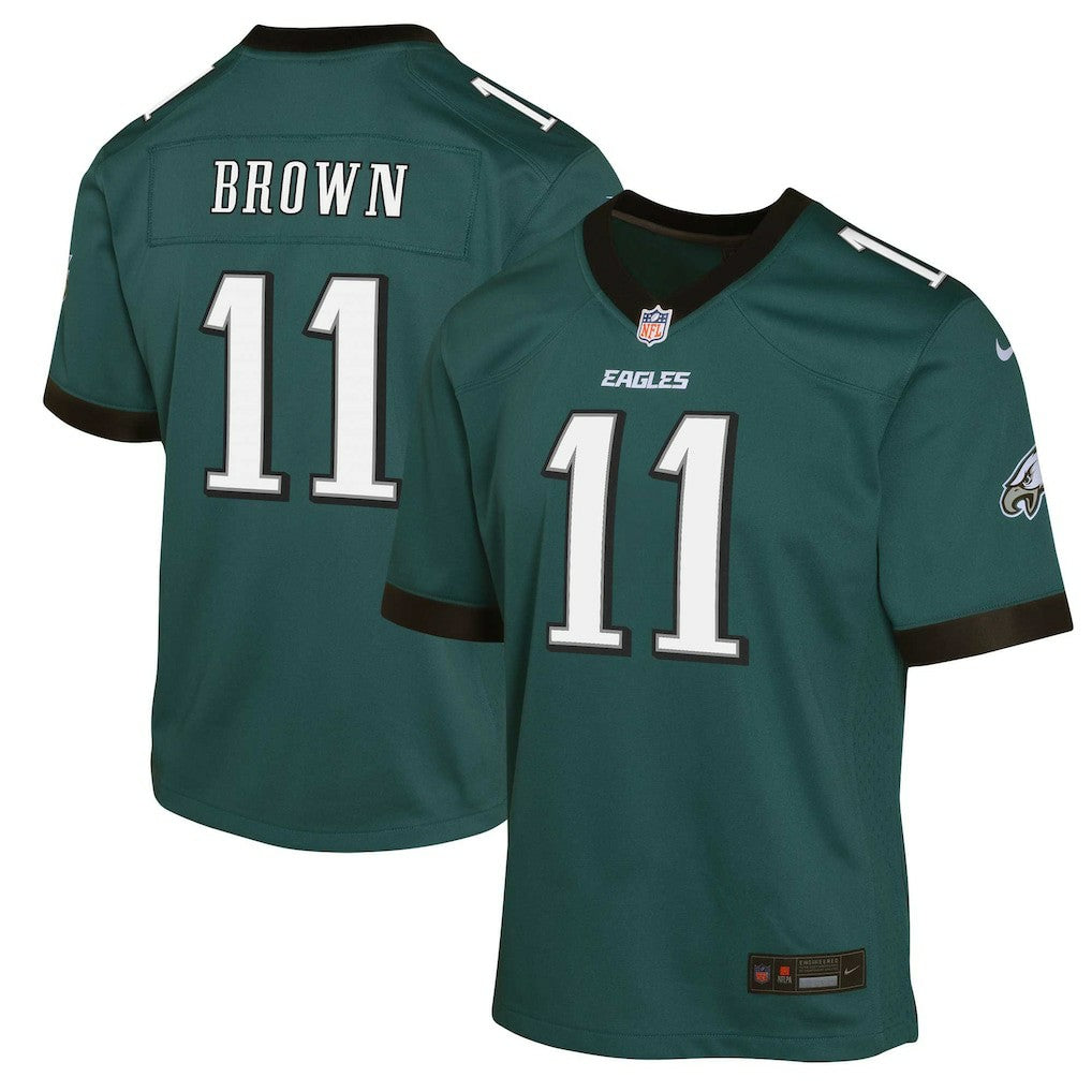A.J. Brown Philadelphia Eagles Youth Game Jersey - Green - Nike