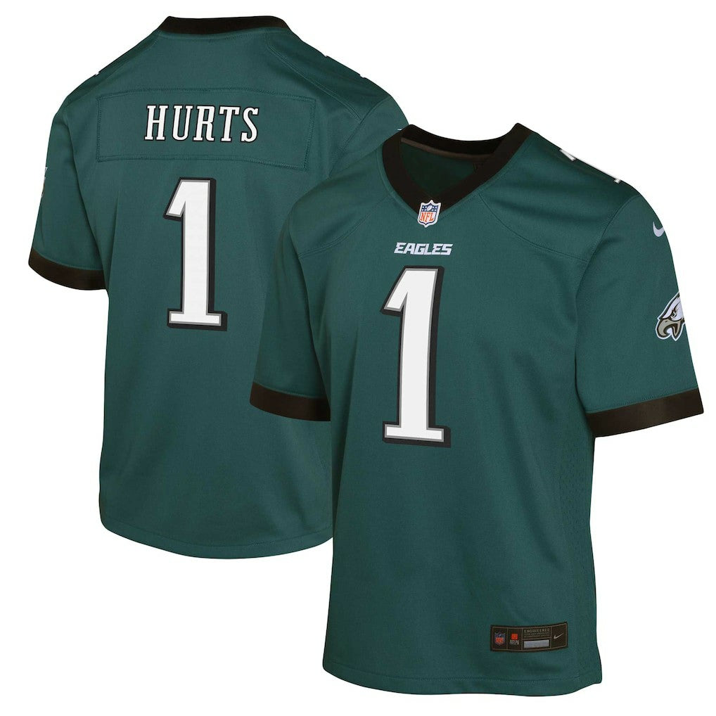 Jalen Hurts Philadelphia Eagles Youth Game Jersey - Green - Nike