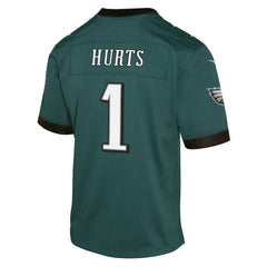 Jalen Hurts Philadelphia Eagles Youth Game Jersey - Green - Nike