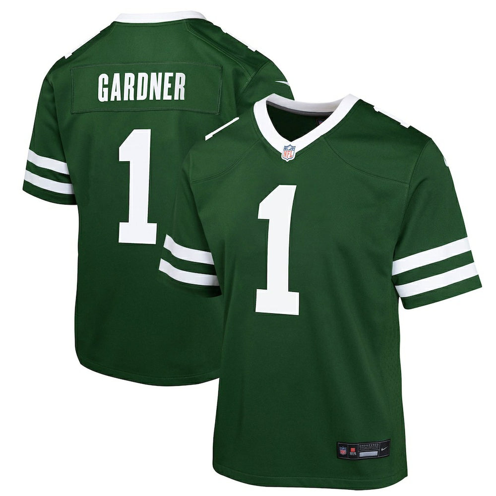 Ahmad Sauce Gardner New York Jets Youth Game Jersey - Green - Nike