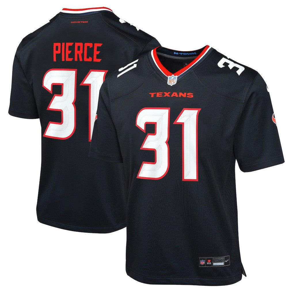 Dameon Pierce Houston Texans Youth Game Jersey - Navy - Nike